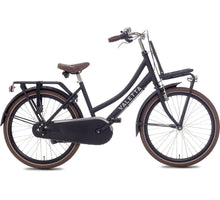 Nogan Cargo Transportfiets 24 inch Meisjesfiets Glans Zwart