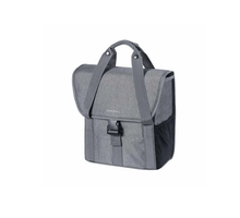 Basil Go enkele fietstas 16L grey melee