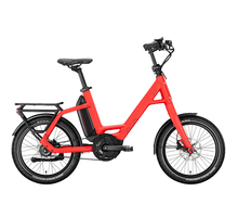 QiO EINS A-8R Compacte Elektrische Fiets 20 inch Imola Red Matt