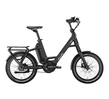 QiO EINS A-8R Compacte Elektrische Fiets 20 inch Night Black Matt