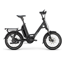 QiO EINSx P-E Compacte Elektrische Fiets 20 inch Night Black Matt