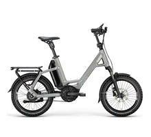 QiO EINSx P-E Compacte Elektrische Fiets 20 inch Lead Metal
