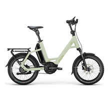QiO EINSx P-E Compacte Elektrische Fiets 20 inch Light Olive Matt