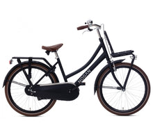 Nogan Cargo Transportfiets 24 inch Meisjesfiets Mat Zwart
