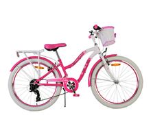 Volare Lovely 7 versnellingen Kinderfiets 24 inch Roze