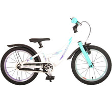 Volare Glamour Kinderfiets Meisjes 16 inch Wit Mint Groen Prime Collection