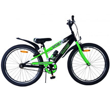 Volare Sportivo Kinderfiets Jongens 24 inch Zwart Groen Twee Handremmen
