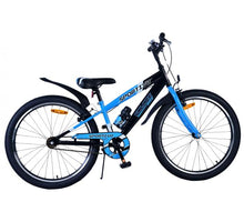 Volare Sportivo Kinderfiets Jongens 24 inch Zwart Blauw Twee Handremmen