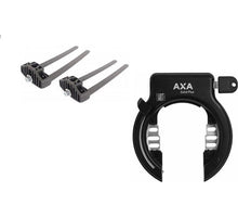 Axa Solid Plus Ringslot ART2 Zwart + Flex Mount Bevestiging Zwart