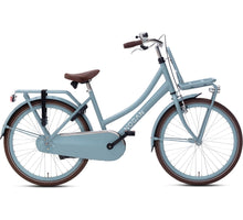 Nogan Cargo Transportfiets 24 inch Meisjesfiets Mat Blauw