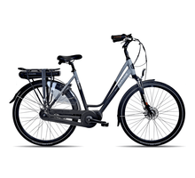 Avalon E-Max N7 Elektrische Stadsfiets 28 inch 54 cm Grijs Mat Zwart
