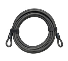 AXA Double Loop 10 m 10 mm Kabel Zwart