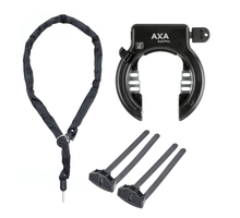 Axa Solid Plus Ringslot ART2 + Insteekketting 140cm + Montageset