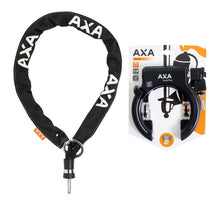 AXA Solid Plus Ringslot Zwart + AXA RLC Insteekketting 140 cm 5,5 mm Zwart