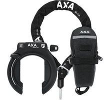 Axa Block XXL met Axa ULC 130 insteekketting en Axa Zadeltas