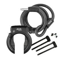 Axa Defender Ringslot ART2 + AXA RLD 180 cm Insteekkabel + Falkx Flex Mount