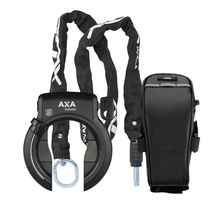 Axa Defender Ringslot ART2 + AXA XLC 120 cm Insteekketting + AXA Zadeltas