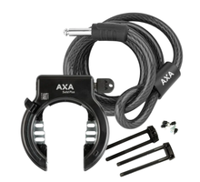 AXA Solid Plus Ringslot ART2 + AXA RLD 180 cm Insteekkabel + Falkx Flex Mount