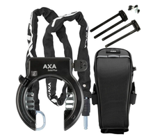 AXA Solid Plus Ringslot ART2 + AXA XLC 120 cm Insteekketting + AXA Zadeltas + Falkx Flex Mount