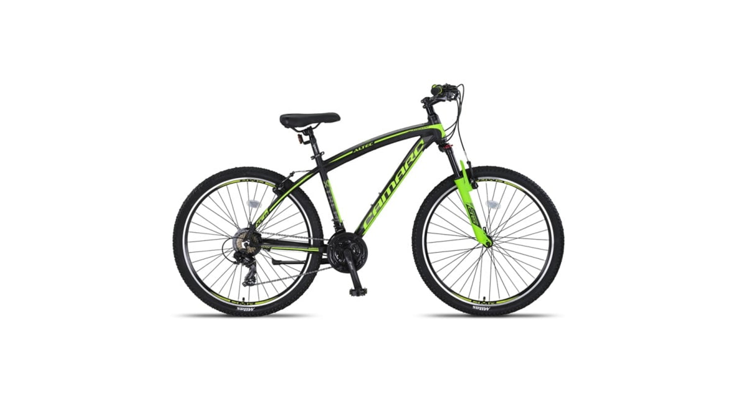 camaro mountainbike Altec Camaro 21 Speed MTB 27.5 inch 45 cm Black Green