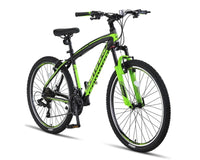 camaro mountainbike Altec Camaro 21 Speed MTB 27.5 inch 45 cm Black Green