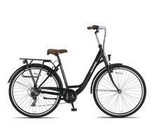 Altec Metro 7 Speed Damesfiets 28 inch 55 cm Mat Zwart