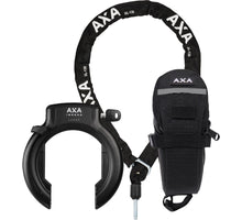 AXA Imenso Large Ringslot ART2 | AXA ULC 130 Insteekketting | AXA Zadeltas Zwart