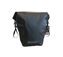 Bagoo enkele fietstas Bisonyl zwart. inhoud 22 ltr