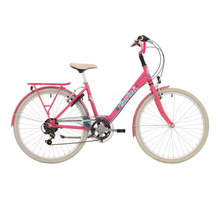 BikeFun Flower Fun 6 Speed Kinderfiets 20 inch Fuchsia