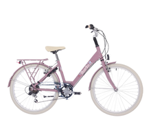 BikeFun Flower Fun 6 Speed Kinderfiets 24 inch Old Rose