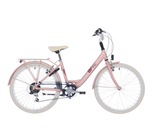 BikeFun Love Girl 6 Speed Kinderfiets 24 inch Pink Metal
