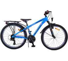 Volare Cross Kinderfiets Jongens 24 inch Blauw 21 versnellingen Twee handremmen