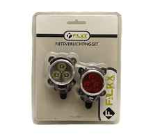 FALKX Tri Star siliconen Led verlichting set zwart Batterij