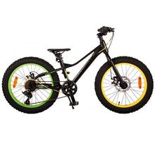 Volare Gradient Kinderfiets Jongens 20 inch Zwart Geel Groen 6 speed Prime Collection