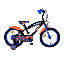 Hot Wheels Kinderfiets Jongens 16 inch Zwart Oranje Blauw Twee handremmen