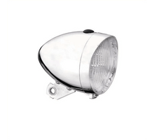 Koplamp met 3 leds Zilver Batterij