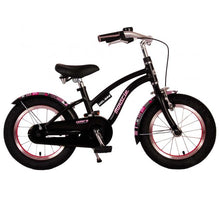 Volare Miracle Kinderfiets Meisjes 14 inch Mat Zwart Prime Collection