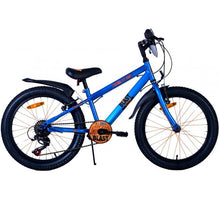 NERF Kinderfiets Jongens 20 inch Satijn Blauw 6 Speed