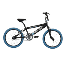 Royal Bugatti Tornado Freestyle BMX 20 inch Mat Zwart Blauw