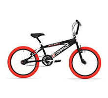 Royal Bugatti Tornado Freestyle BMX 20 inch Mat Zwart Rood