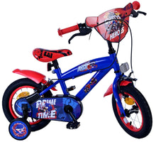 Sonic Prime Kinderfiets Jongens 12 inch Blauw Rood Twee handremmen