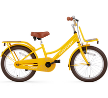 Supersuper Cooper Bamboo Meisjesfiets 18 inch Geel