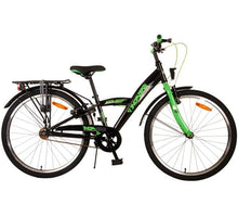 Volare Thombike Kinderfiets Jongens 24 inch Zwart Groen Twee handremmen