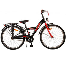 Volare Thombike Kinderfiets Jongens 24 inch Zwart Rood Twee handremmen