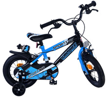 Volare Sportivo Kinderfiets Jongens 12 inch Blauw Zwart Twee Handremmen