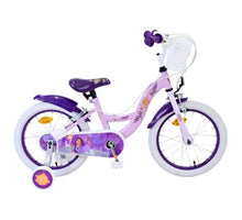 Disney Wish Kinderfiets Meisjes 16 inch Paars Twee handremmen