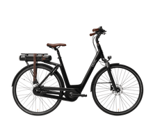 Qwic Echo Daily S Elektrische Fiets Matte Black / Dark Brown