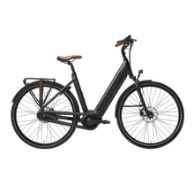 Qwic Inter Daily S Elektrische Fiets Jet Black / Dark Brown