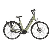 Qwic Inter Plus S Elektrische Fiets Khaki Green