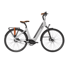Qwic Inter Tour M Elektrische Fiets Chalk White / Light Brown